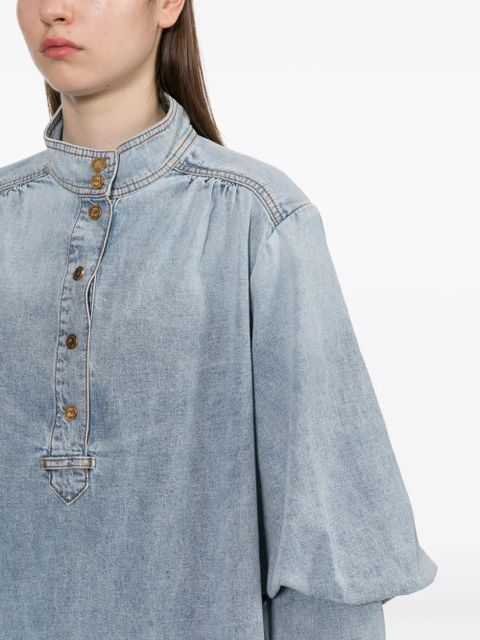 ZIMMERMANN balloon-sleeve blouse - Blue