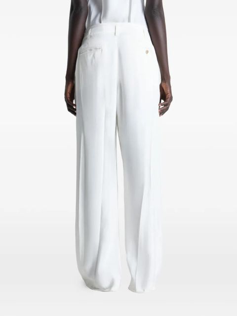 LEMAIRE pleat panel palazzo pants - White