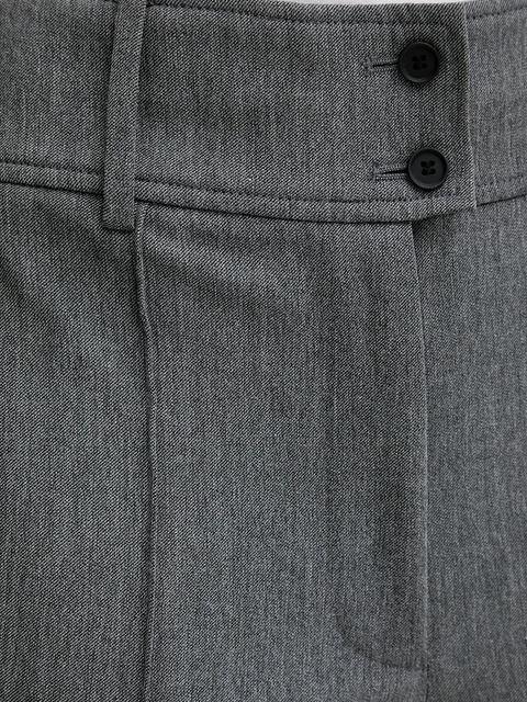 AllSaints spodnie ASTRA damskie kolor szary proste high waist W042QD