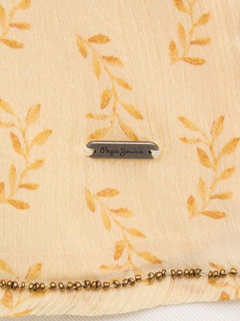 Pepe Jeans bluzka MAFFIE damska kolor żółty wzorzysta PL304886