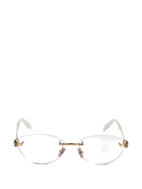 Bvlgari Serpenti rimless glasses - Gold - zdjęcie produktu nr 1