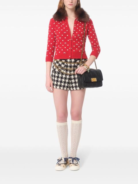 Valentino Garavani Damier Light tweed shorts - Neutrals