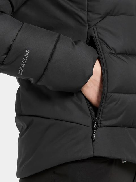 Didriksons kurtka TEJLA kolor czarny zimowa 505887