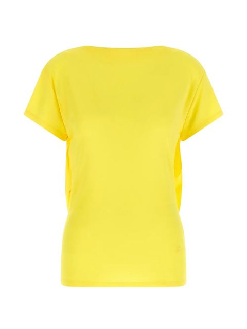 Jacquemus The Mistral draped cut-out T-shirt - Yellow - zdjęcie produktu nr 1