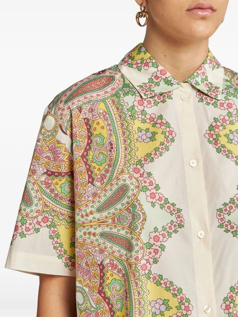 ETRO floral-print shirt - White