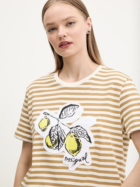Desigual t-shirt bawełniany LEMON