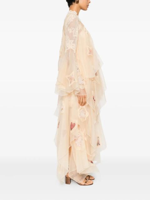 ZIMMERMANN lace ruffled dress - Neutrals - zdjęcie produktu nr 2