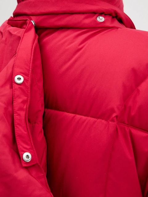 Tommy Jeans kurtka puchowa kolor bordowy zimowa DW0DW21977