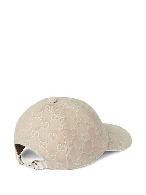 Gucci logo-pattern baseball hat - Neutrals - zdjęcie produktu nr 2