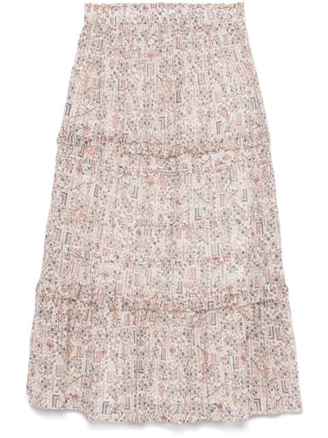 MARANT ÉTOILE Diya midi skirt - Neutrals - zdjęcie produktu nr 1