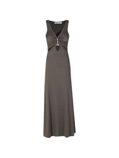 Christopher Esber cut-out crystal-embellished maxi dress - Brown - zdjęcie produktu nr 1