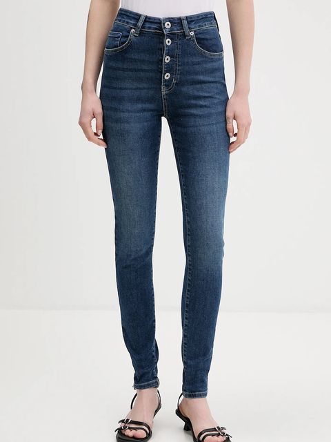 Karl Lagerfeld Jeans jeansy damskie kolor granatowy B1W10033 - zdjęcie produktu nr 1