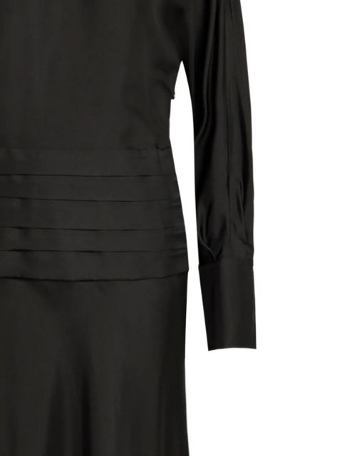 Róhe pleat long-sleeve dress - Black - zdjęcie produktu nr 2