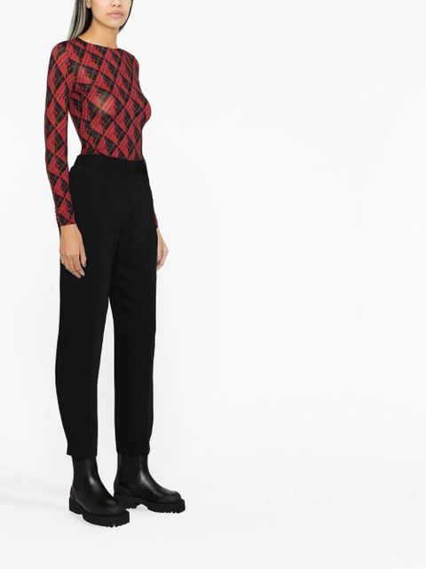 MM6 Maison Margiela high-waisted trousers - Black