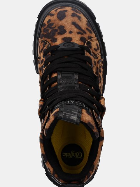 Buffalo workery Aspha Nc Mid damskie kolor brązowy na platformie 1622591