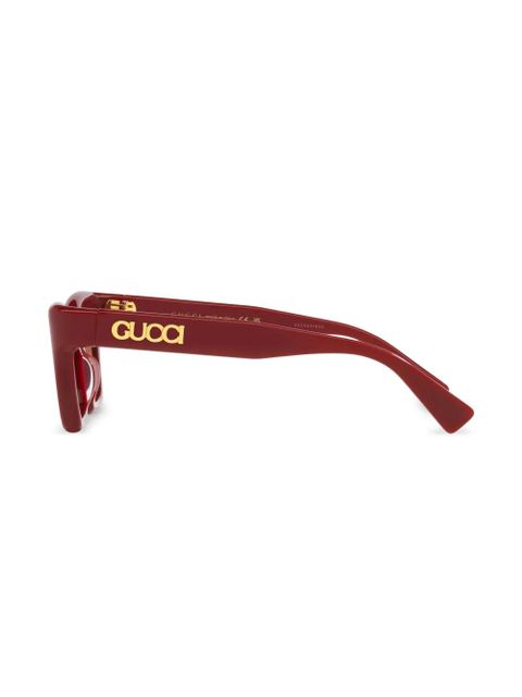 Gucci Eyewear Script sunglasses - Red