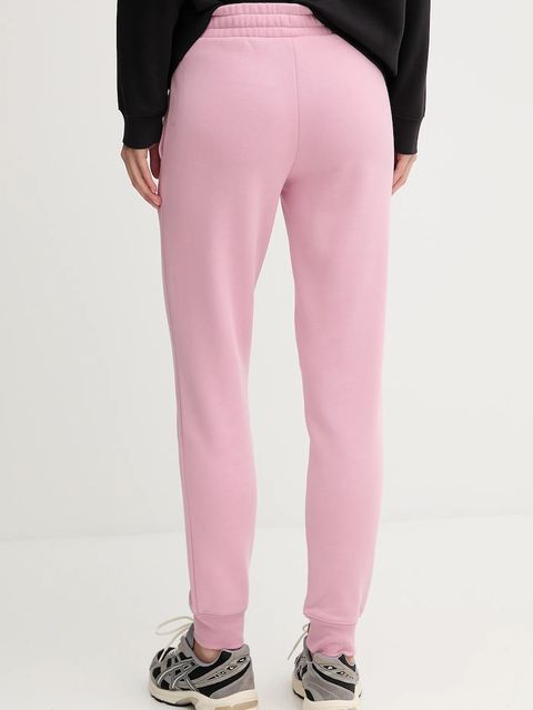 Puma spodnie dresowe kolor różowy gładkie 682449