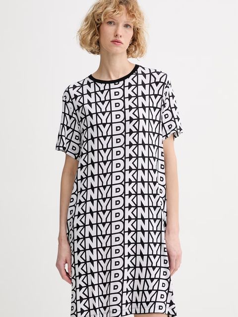 DKNY koszula nocna damska z wiskozą - zdjęcie produktu nr 1