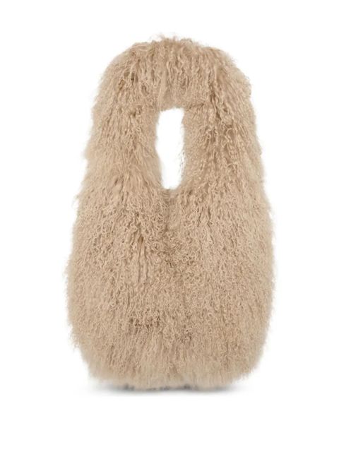 Yves Salomon shearling shoulder bag - Neutrals - zdjęcie produktu nr 1