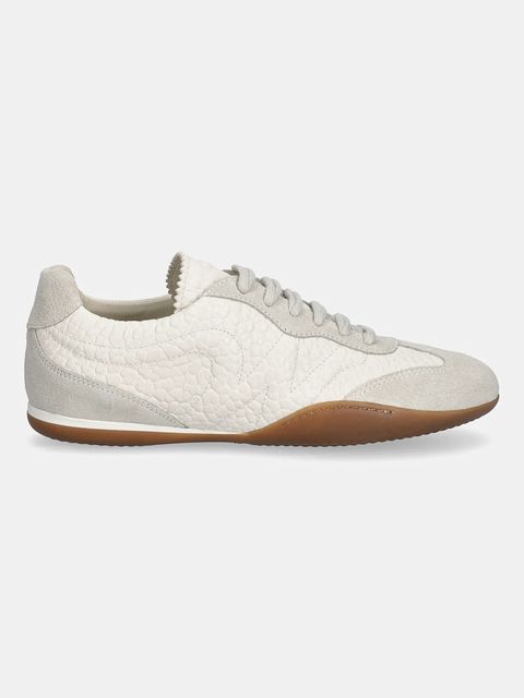 Weekend Max Mara sneakersy skórzane Wkalancia damskie kolor beżowy 2615761074600