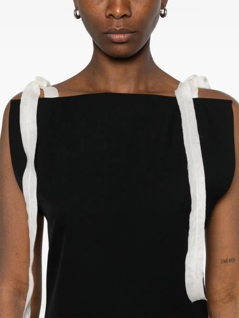 The Row Giuliessa midi dress - Black