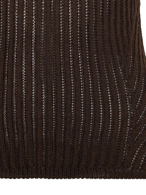 Max Mara ribbed top - Brown
