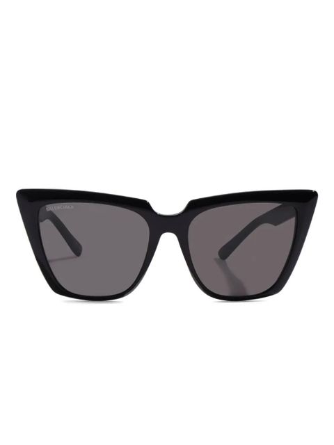 Balenciaga Eyewear logo-engraved cat-eye sunglasses - Black - zdjęcie produktu nr 1