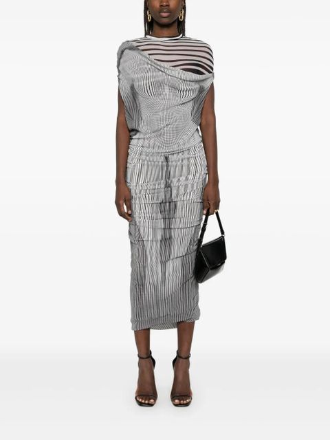 Jean Paul Gaultier The Long Draped Body Morphing maxi dress - Black - zdjęcie produktu nr 2