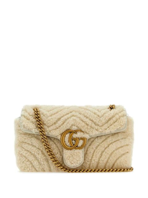 Gucci small GG Marmont shoulder bag - Neutrals
