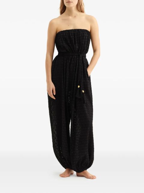 ERES strapless metallic jumpsuit - Black - zdjęcie produktu nr 2