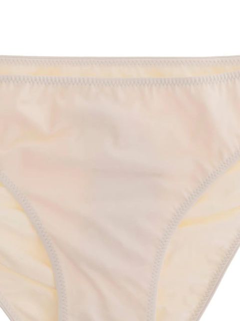 MC2 Saint Barth logo-detail bikini bottoms - Neutrals