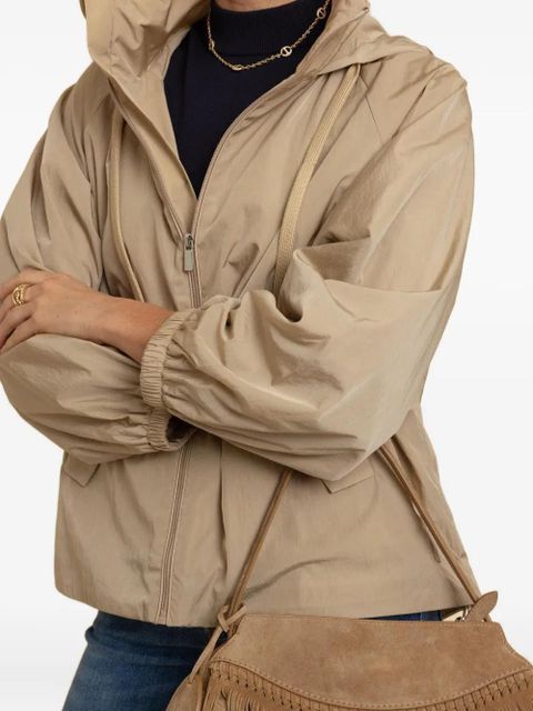 Max Mara hooded drawstring jacket - Neutrals