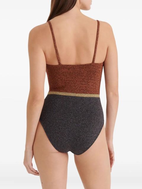 ERES Calanque lurex swimsuit - Brown