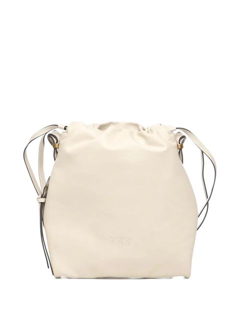 PINKO drawstring logo shoulder bag - Neutrals - zdjęcie produktu nr 2