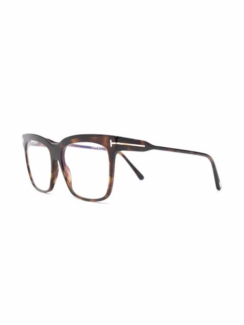 TOM FORD Eyewear wayfarer-frame glasses - Brown - zdjęcie produktu nr 2