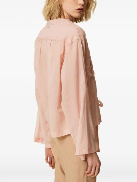 TWINSET tie-fastening shirt - Pink