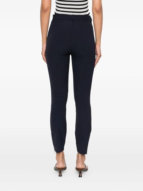 ETRO zip-detailing skinny trousers - Blue
