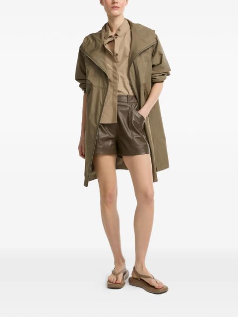 Yves Salomon hooded coat - Green - zdjęcie produktu nr 2