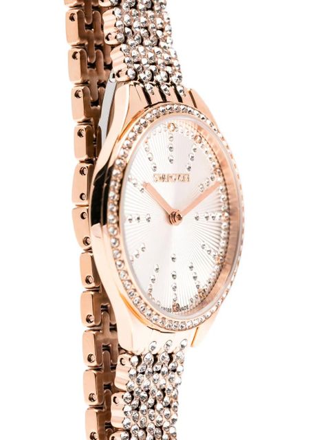 Swarovski round-shape 32mm watch - Pink