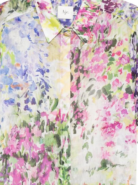 Aje Adina floral shirt - Pink - zdjęcie produktu nr 2