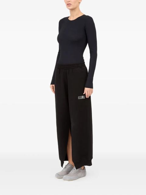 MM6 Maison Margiela cotton track pants - Black - zdjęcie produktu nr 2