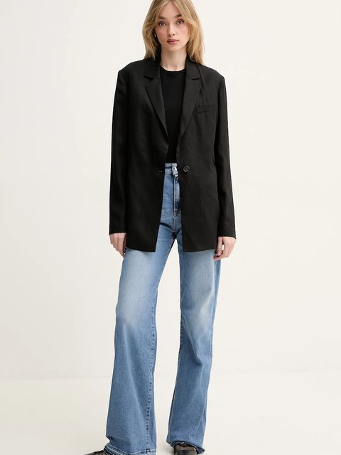 Iceberg t-shirt bawełniany damski kolor czarny F091 6318 - zdjęcie produktu nr 2