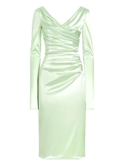 Dolce & Gabbana long-sleeve midi dress - Green - zdjęcie produktu nr 1