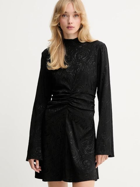 Gestuz sukienka kolor czarny mini rozkloszowana 10910606 - zdjęcie produktu nr 1