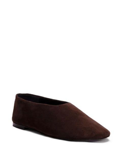 Proenza Schouler Glove suede-leather flats - Brown - zdjęcie produktu nr 2