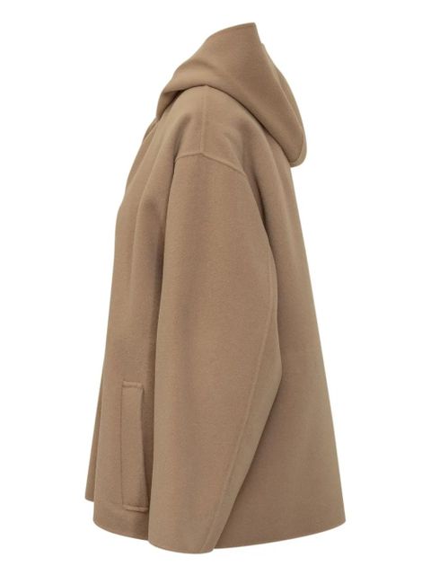 Weekend Max Mara hooded wool coat - Neutrals
