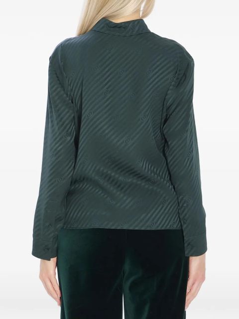 Gucci interlocking jacquard shirt - Green