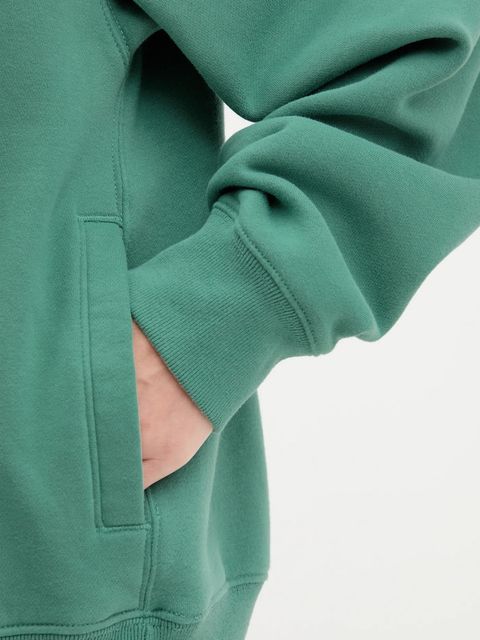 Abercrombie & Fitch bluza damska kolor zielony gładka KI152-5342-330