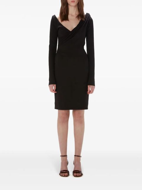 JW Anderson V-neck midi dress - Black