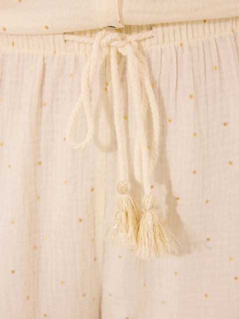 women'secret piżama damska kolor beżowy bawełniana 3599229